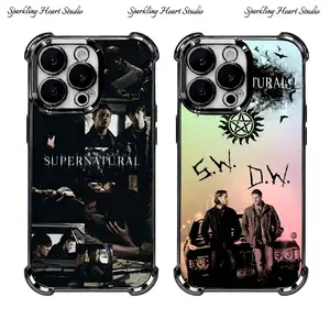 SPN Dean And Sam  Supernatural Phone Cases For iPhone 17 16 15 14 13 12 11 Promax Pro Plus Air Anti-Drop Black Cover Trendy Luxury Aesthetic Shells Daily Accessory Gift