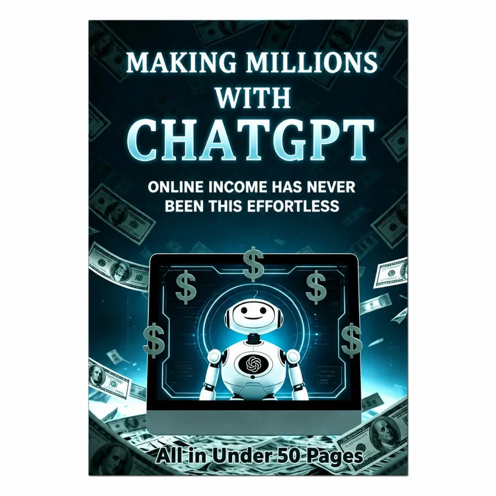 Earn Millions with Chatgpt, Ai Online Side Hustle Tutorial, Zero Experience Required, Complete Guide to Passive Income, Ai Money Making Manual