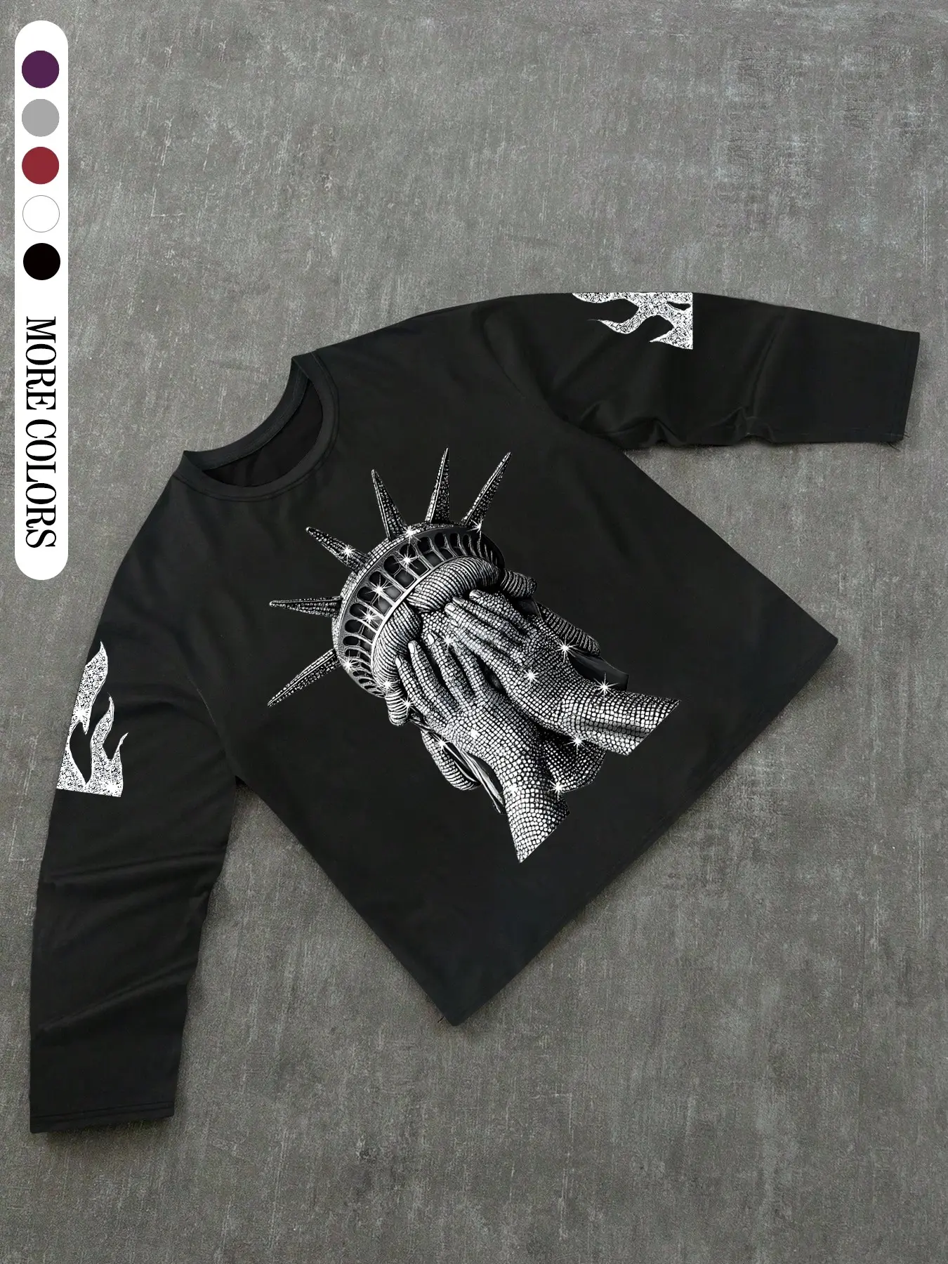 Unisex Long Sleeve T-Shirt, Casual and Stylish Graphic Tee for All Seasons, Comfortable and Versatile for Daily Wear and Travel