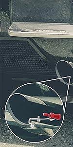 2pcs XL Size Aluminum Alloy Universal Turbo Sound Exhaust Muffler Pipe Whistle Car Roar Maker Red