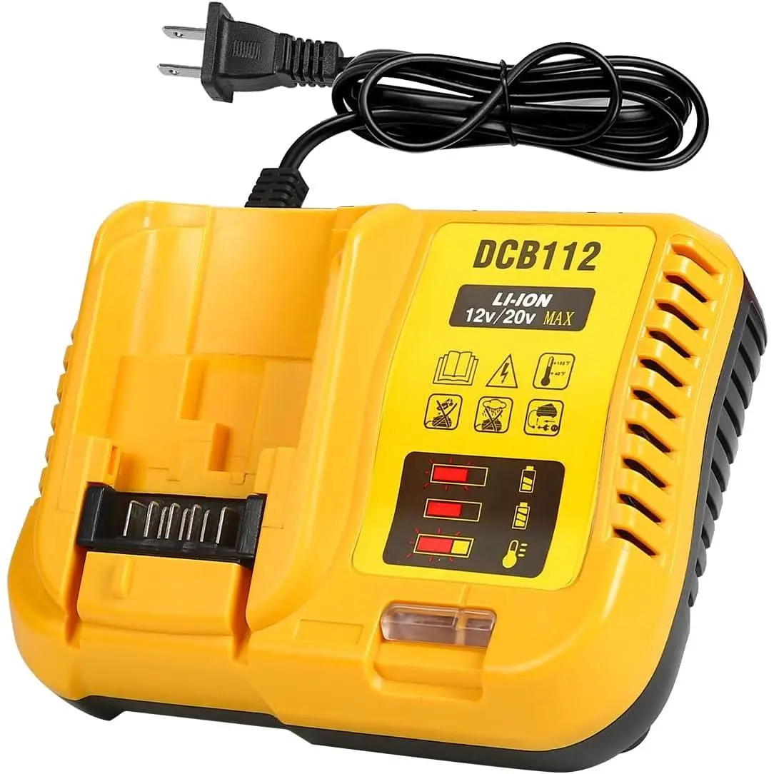 DCB112 12V/20V Battery Charger Compatible with 12V/20V Max Battery DCB202 DCB203 DCB125 DCB127