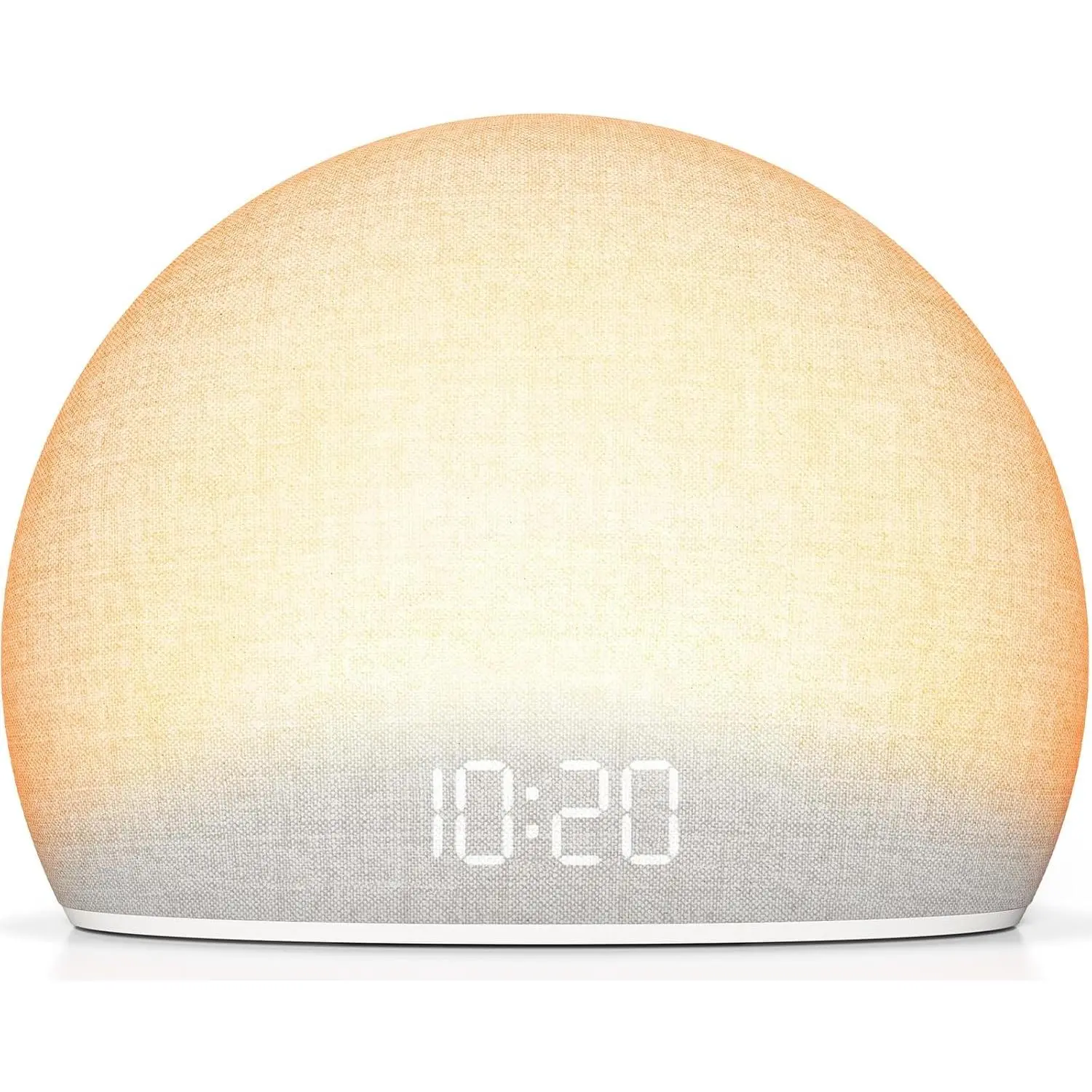 Sunrise Alarm Clock & White Noise Sound Machine – Wake-Up Light for Bedroom, 5 Gentle Alarm Sounds, 20 Soothing Sleep Sounds, Dimmable Display, Phone-Free Bedside Clock(Gift)