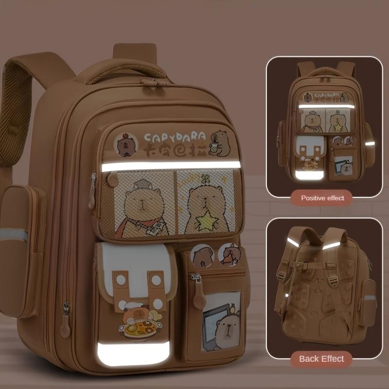 Backpack with Capybara Print - Cute Capy