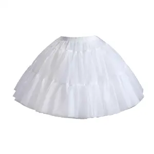 High Volume Short Lolita Petticoat for Women Under Dress, Extra  Hoopless Crinoline Underskirt for Dresses, Costumes &  White