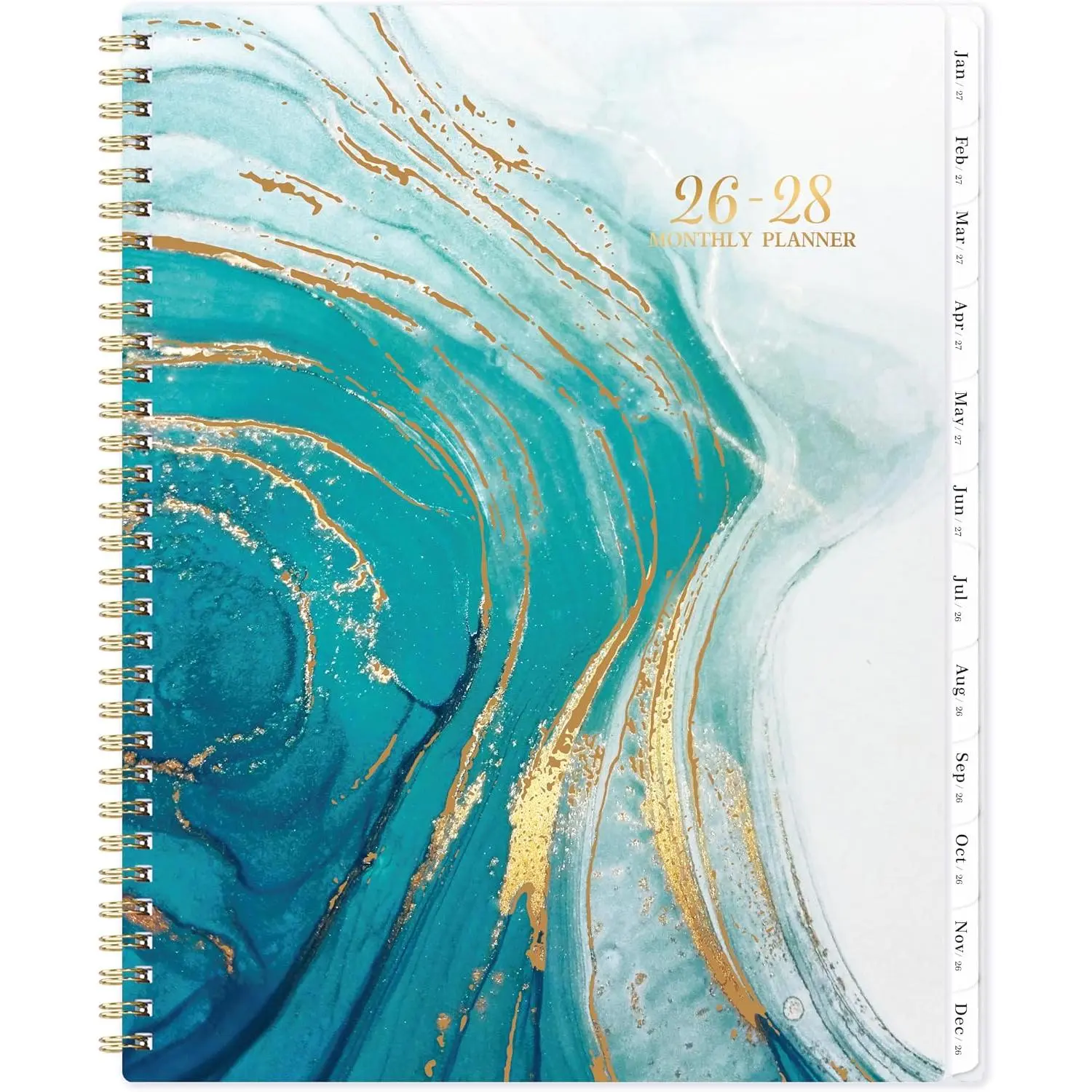 2026-2028 Monthly Planner/Calendar - July 2026 - June 2028, 9" x 11", 2026-2028 Calendar Spiral Bound, 2 Year Monthly Planner with Tabs