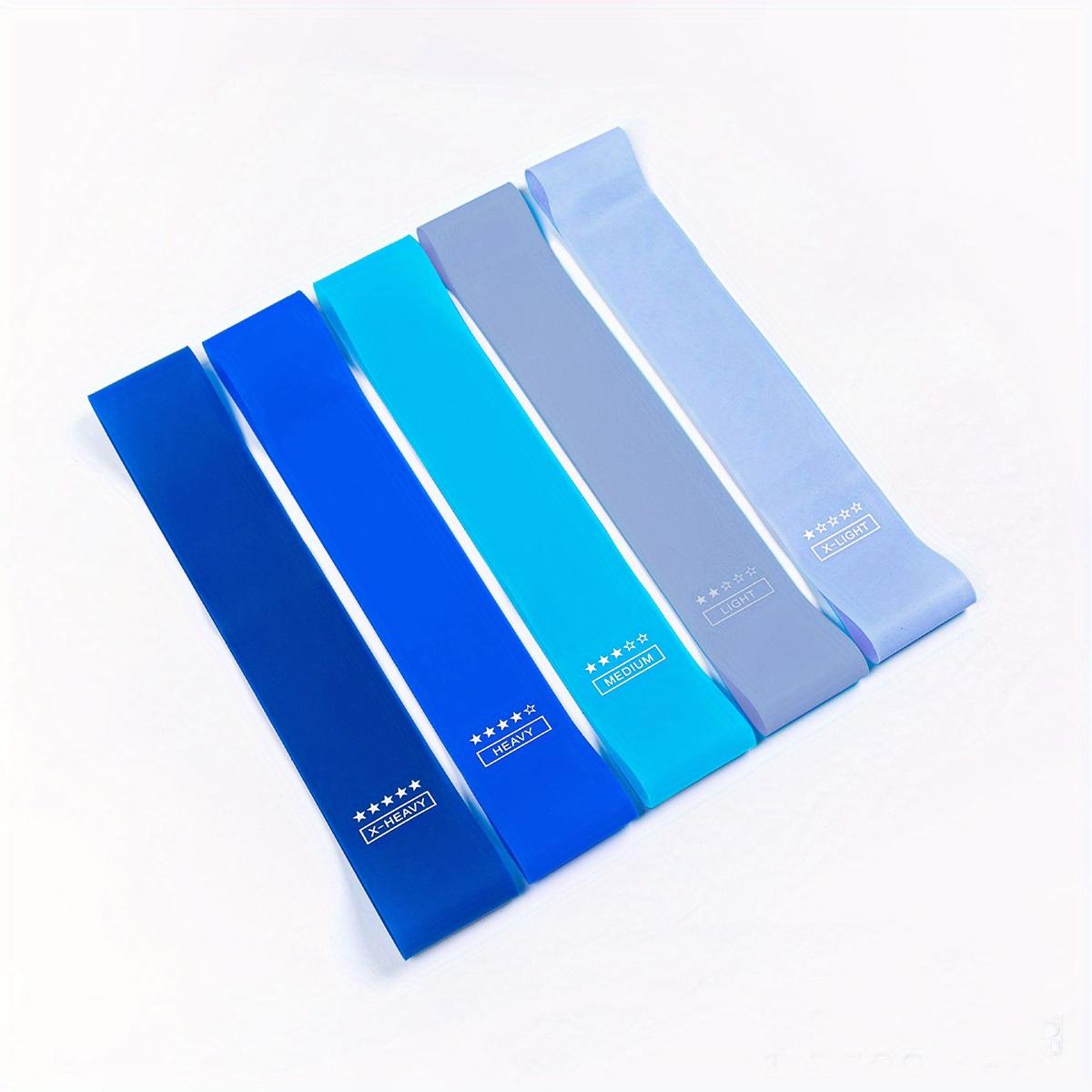 Gradient Resistance Band Silicone Elastic Band Fitness Bicep Squat Exercise Stretching Band Yoga Pull-Up Band