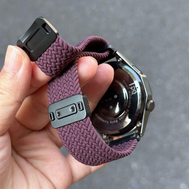 Suitable for Huawei Nylon Magnetic Buckle Elastic Woven Strap watch3Pro Honor