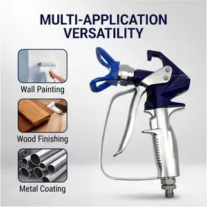 Professional Airless Spray Gun with 517 Nozzle, Compatible with Titan Wagner Paint Sprayers, Ideal for Professional Use, Paint Spraying Tool, Spray Painting Tool