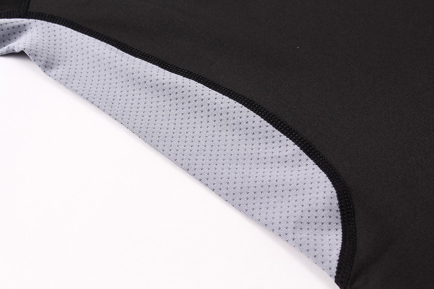 Men's short-sleeved fitness clothing, quick-drying, sweat-absorbing, tight-fitting sports T-shirt, outdoor track and field running apparel