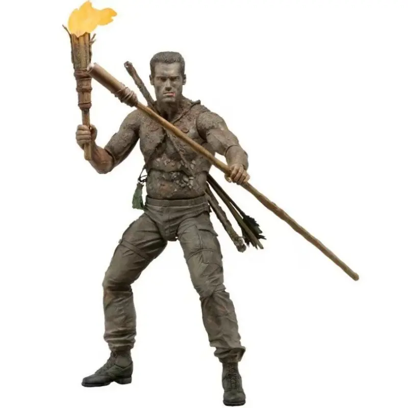 Neca Iron Man 30th Anniversary P1 Original Anodach Colonel Jungle Hunter Collectible Model, Desktop Decor, Halloween Gift, Christmas Present