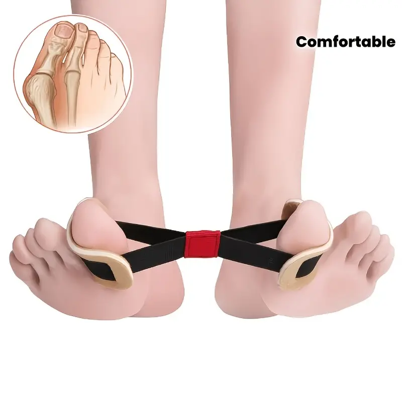 3 Pack Toe Stretchers for Men & Women, Elastic Toe Separator Bands for Foot Stretching, Toe Alignment Support, Foot Exercise & Home Recovery