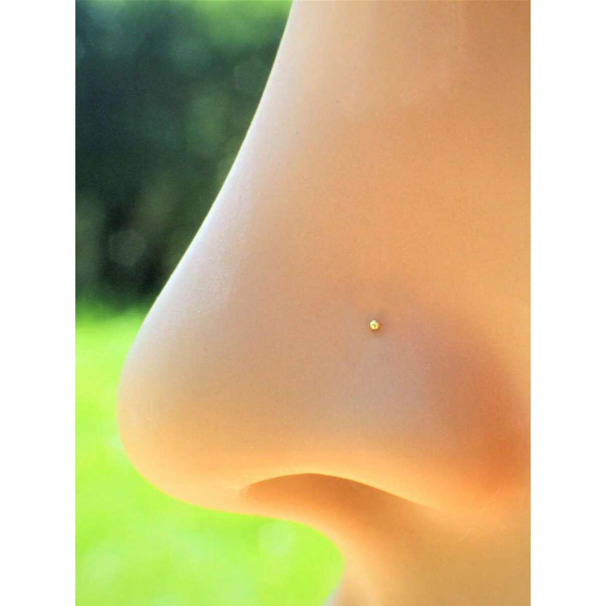 New 12pcs/Pack Tiny Design 1mm Ball Nose Piercing 925 Sterling Silver Nose Studs Pins Bone Nariz Jewelry Holiday
