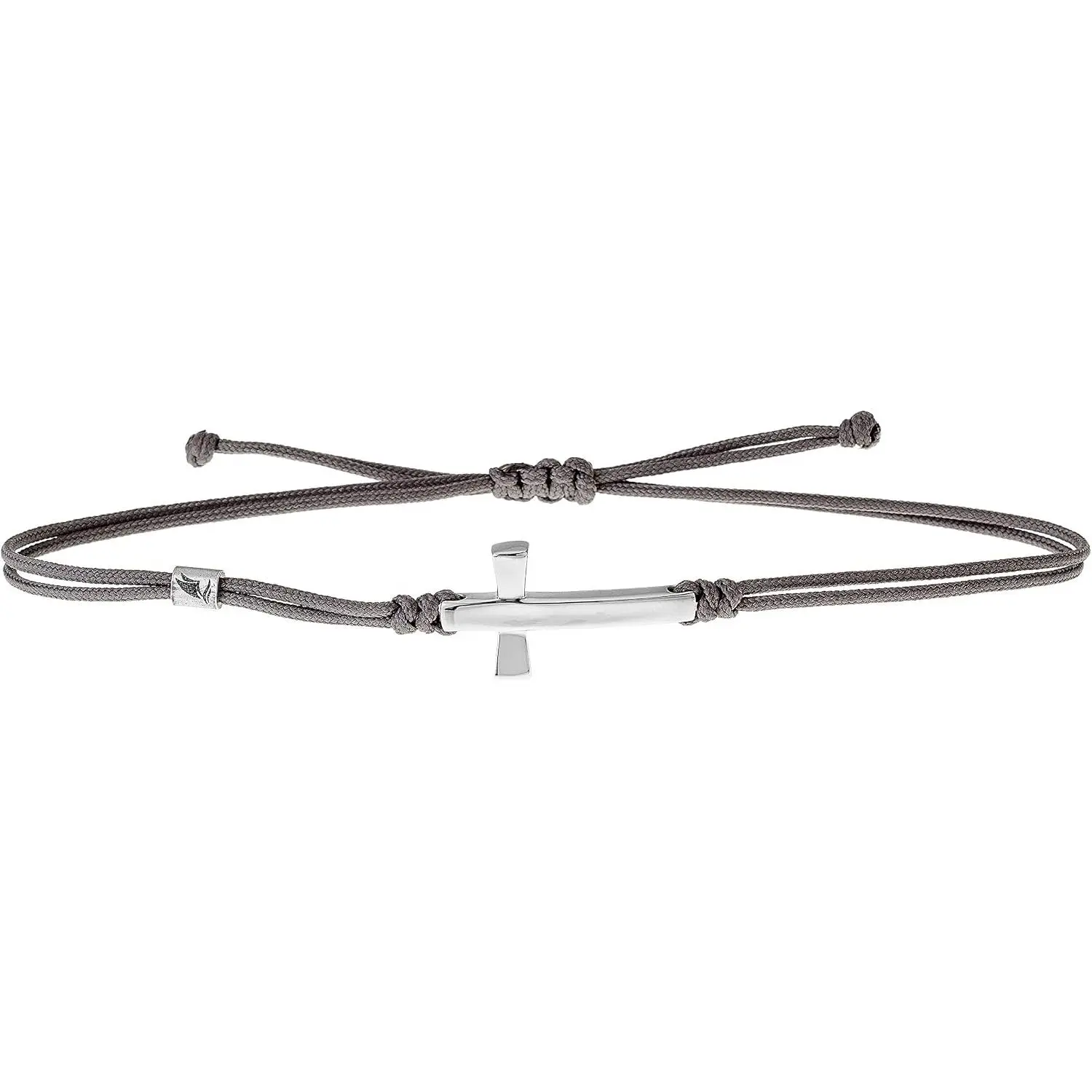 -  Bracelet for Women & Men - Adjustable Paracord  Bracelet -  String  Bracelet - Mens  Thread Bracelet with Stainless Steel