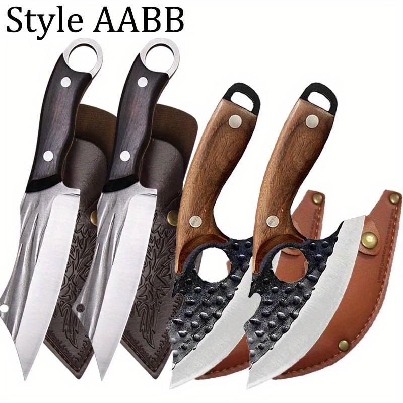Professional Kitchen Knife Stainless Steel Boning Knife Slicing Knife Cutting Knife Multi-functional Kitchen Knife Set Killing Knife