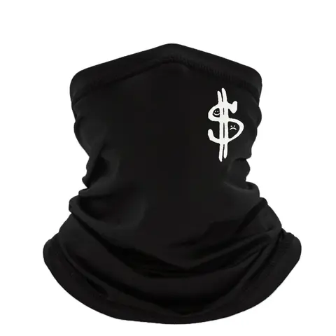 Unisex Dollar Print Face Mask, Windproof Neck Gaiter Balaclava, Breathable Face Covering for Fishing, Running & Skiing, Outdoor Sports Mask