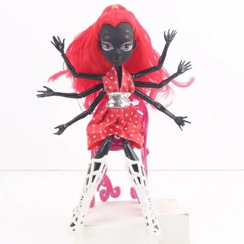 Monster Dolls Mattel Toys for Girls Fashionable Action Figures Cartoon Kawaii Birthdays Gifts Devil Doll