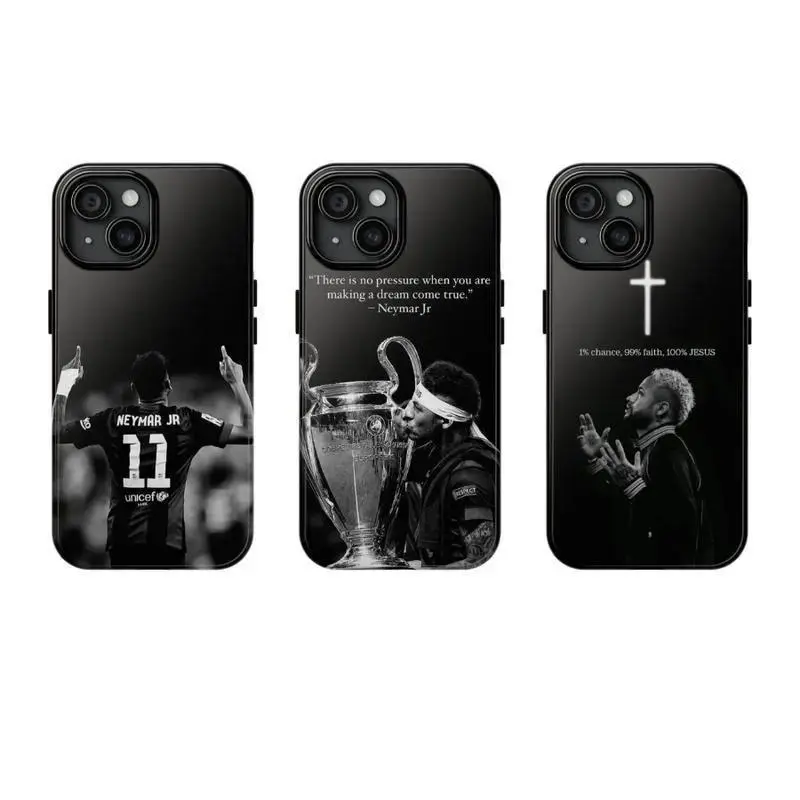 Neymar JR Phone Case Shockproof Drop-resistant Scratch-resistant Phone Case, Unique And Personalized for iPhone 17,16,15,14,13,12,11,Pro,Max,Plus Phone Cover Protection Safety, Accessories, Polycarbonate