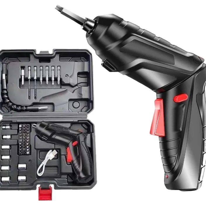 Electric Screwdriver Rechargeable Small Household Fully Automatic Electric Screwdriver Mini Screwdriver Tool Electric Screwdriver Hand Drill