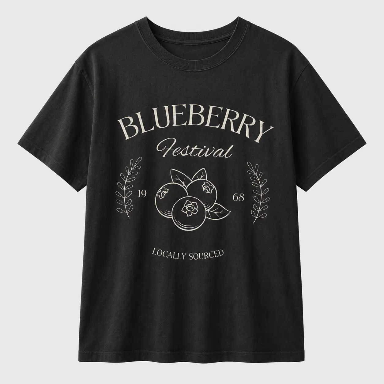 Blueberry Vintage  Shirt, Blueberry Festival Cottagecore Shirt, Blueberry  Shirt, Summer Fruit Blueberry Shirt - All In Print