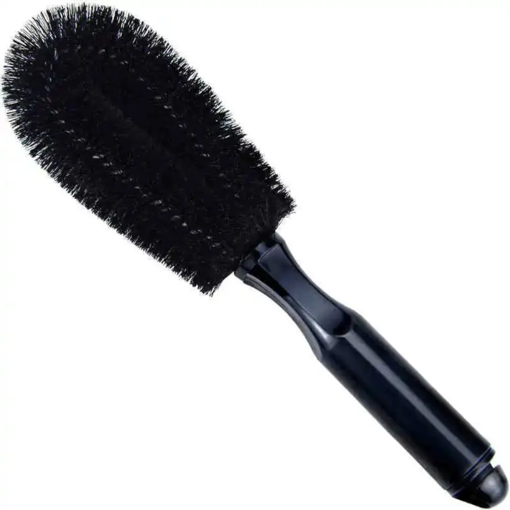 Multi-Surface Wheel Cleaning Brush - Professional Wet & Dry Design, Essential Vehicle Accessory for Tire Care