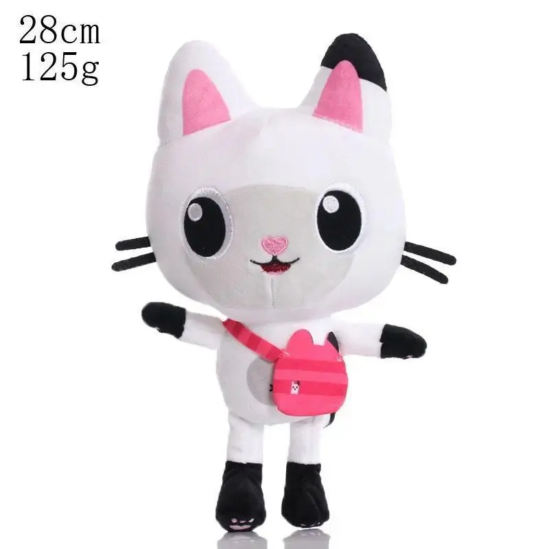 25cm Kawaii Gabby Doll House Plush Toy Cartoon Stuffed Animal Mermaid Cat Mermaid Plush Doll Children's Christmas Gift Plushies