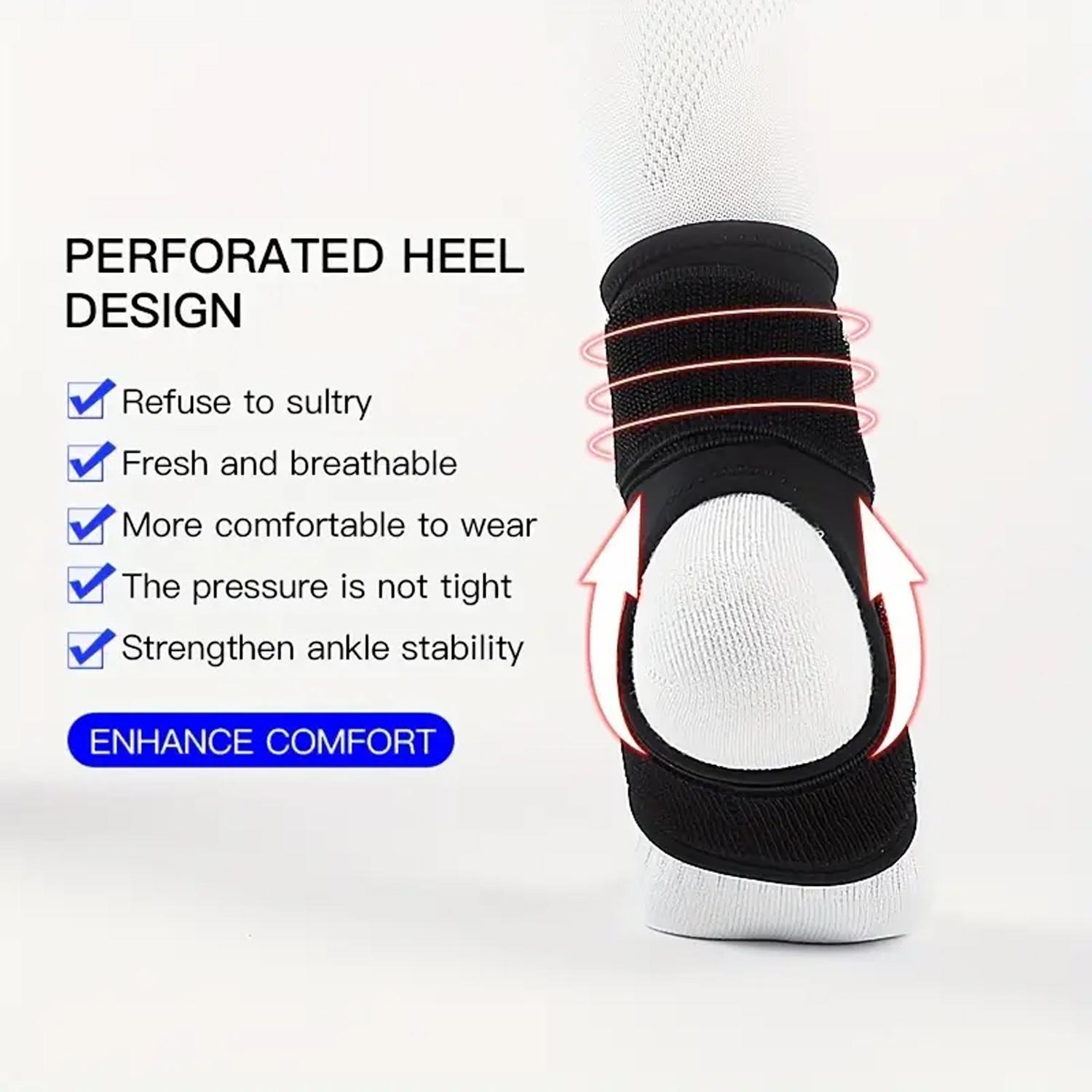 Ankle Brace, Adjustable Ankle Support, Ankle Support Sleeve, Sports Ankle Protector for Basketball, Football, Running, Fitness, Ankle Protective Compression