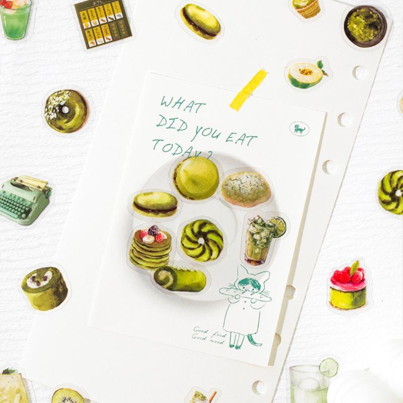 Coffee & Bakery Pattern Sticker, 1000pcs/box Waterproof PET Sticker, Creative DIY Decorative Sticker for Photo & Greeting Card & Cup