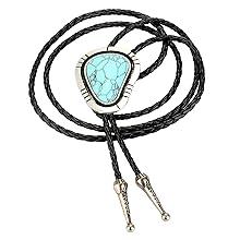 Besteel 4Pcs Bolo Tie for Men Western Cowboy Natural Tiger Eye Leather Necktie Halloween Costume Accessories for Men Women Belt Buckle Necklace Gothic Vintage Dragonfly Adjustable Star Necklace Besteel 4Pcs Bolo Tie for Men Western Cowboy Natural Tiger Eye Leather Necktie Halloween Costume Accessories for Men Women Belt Buckle Necklace Gothic Vintage Dragonfly Adjustable Star Necklace