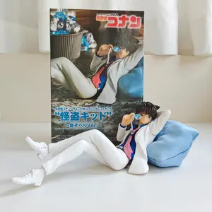 Detective Conan Sleeping Posture Action Edogawa Kuroba Kaito Figure Kawaii Anime Model Collectible Toys