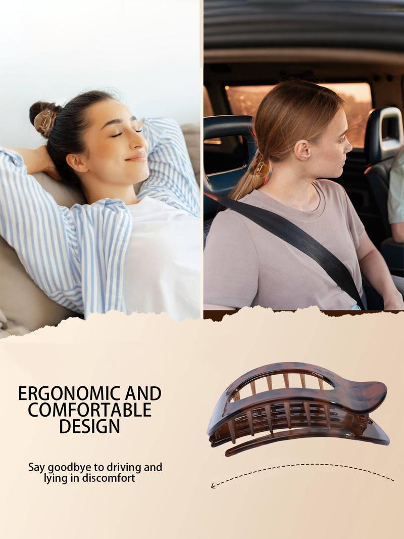 4 Counts Set Leopard Pattern Hair Clips, Fashionable Hair Accessories for Women & Girls, Casual Versatile Hair Accessories for Daily Wear Colors randomly emit.