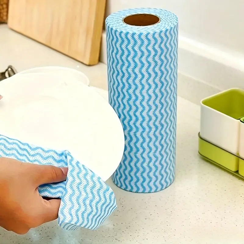 Non-woven fabric cleaning, cleaning cloths for hands, towels for the kitchen, washable dishcloths, Dishwashing Cloth, highly effective oil removal without residue, for wiping stove tops and kitchenware.