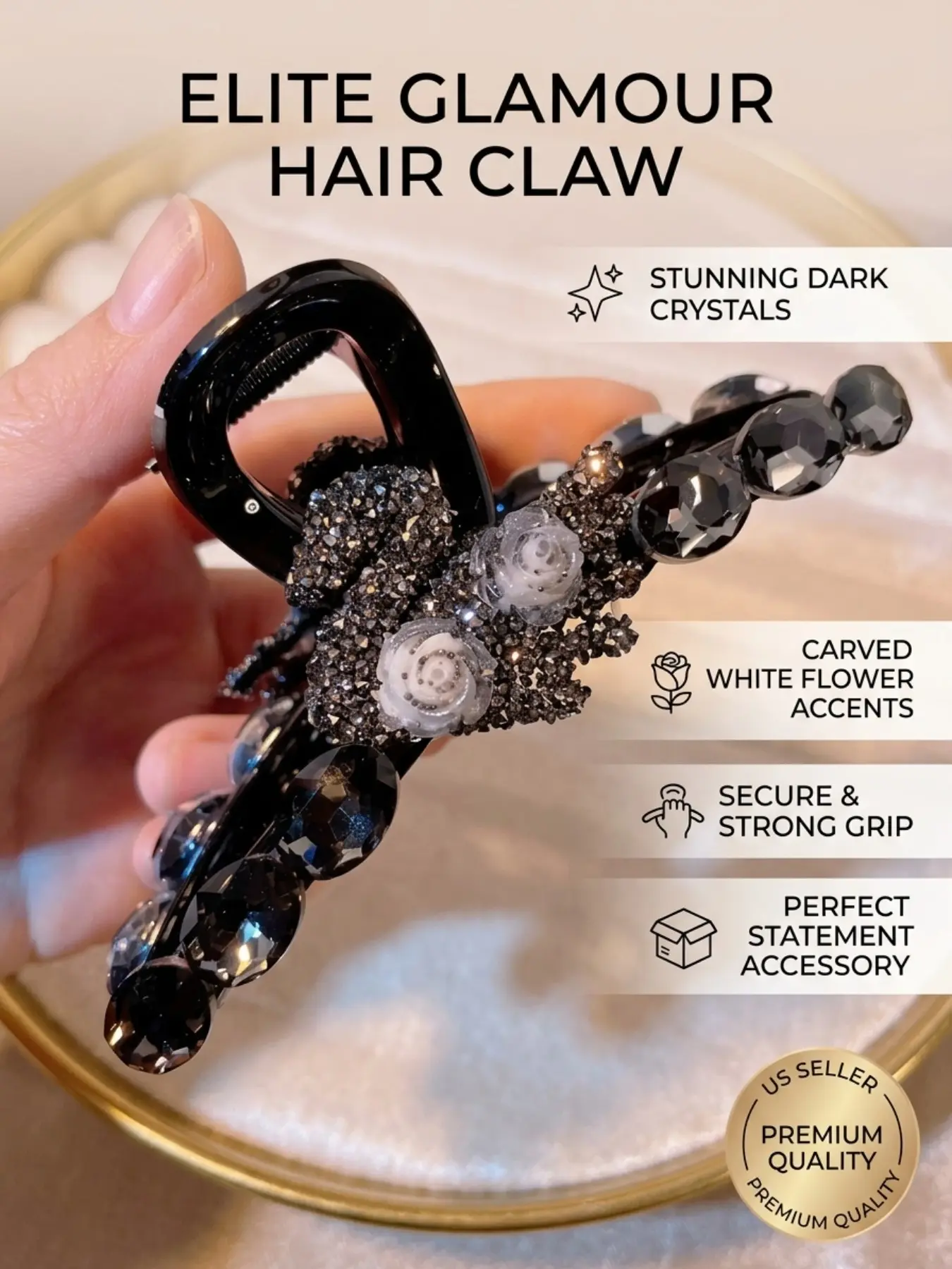 Golden Hair claw - TikTok Shop