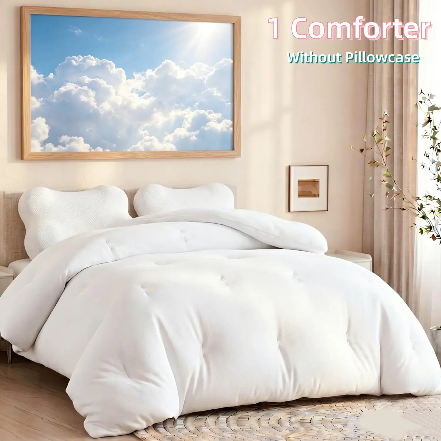 Cloud-Like Comfortable Style Blanket, Elastic Knit Cotton Quilt Cover, Striped Stitched Lightweight Plush Breathable, Soft Single Piece, Fall Winter Use