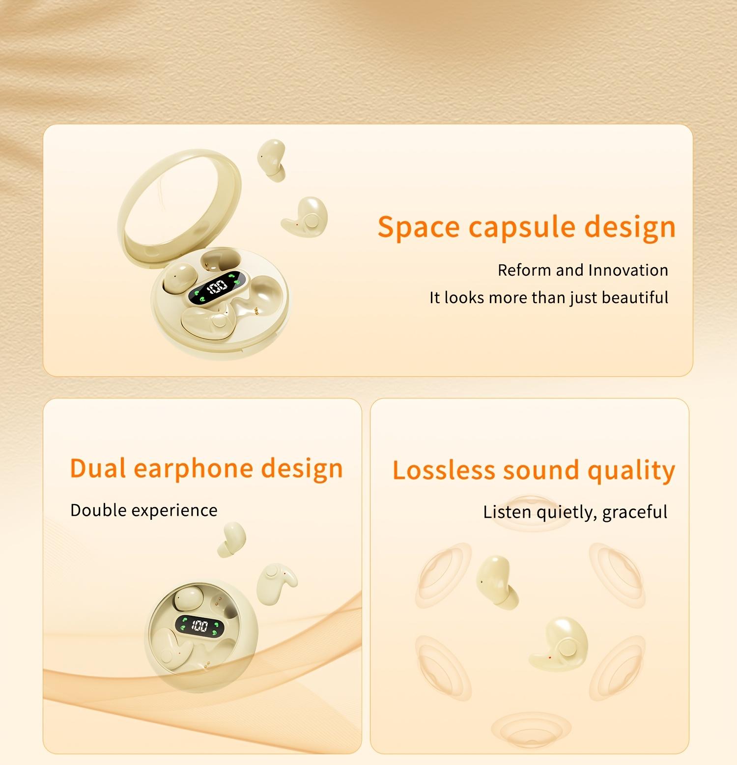 [Bass Loop Earbuds] 2 Pairs Of In Ear Wireless Wireless Earbuds,, Comfortable To Wear,Leisure, Sports, Sleep, Essential Partners, Compatible With All Smartphones, Wireless Earbuds, Sports Earbuds, Gaming Earbuds noise cancelling headphone