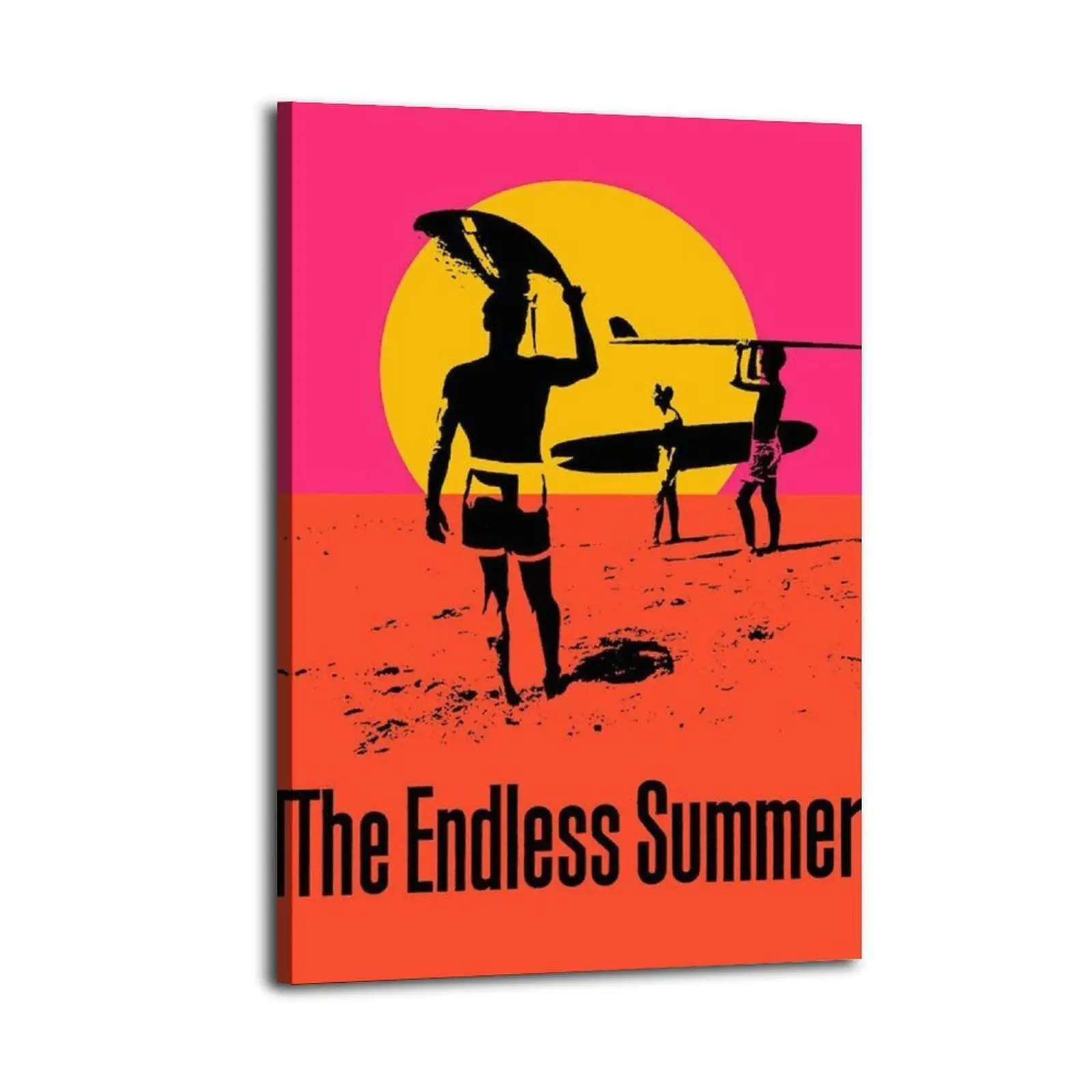The Endless Summer Canvas Painting| Bedroom Art | Bathroom Art | Trendy Wall Art | Funky Wall Art