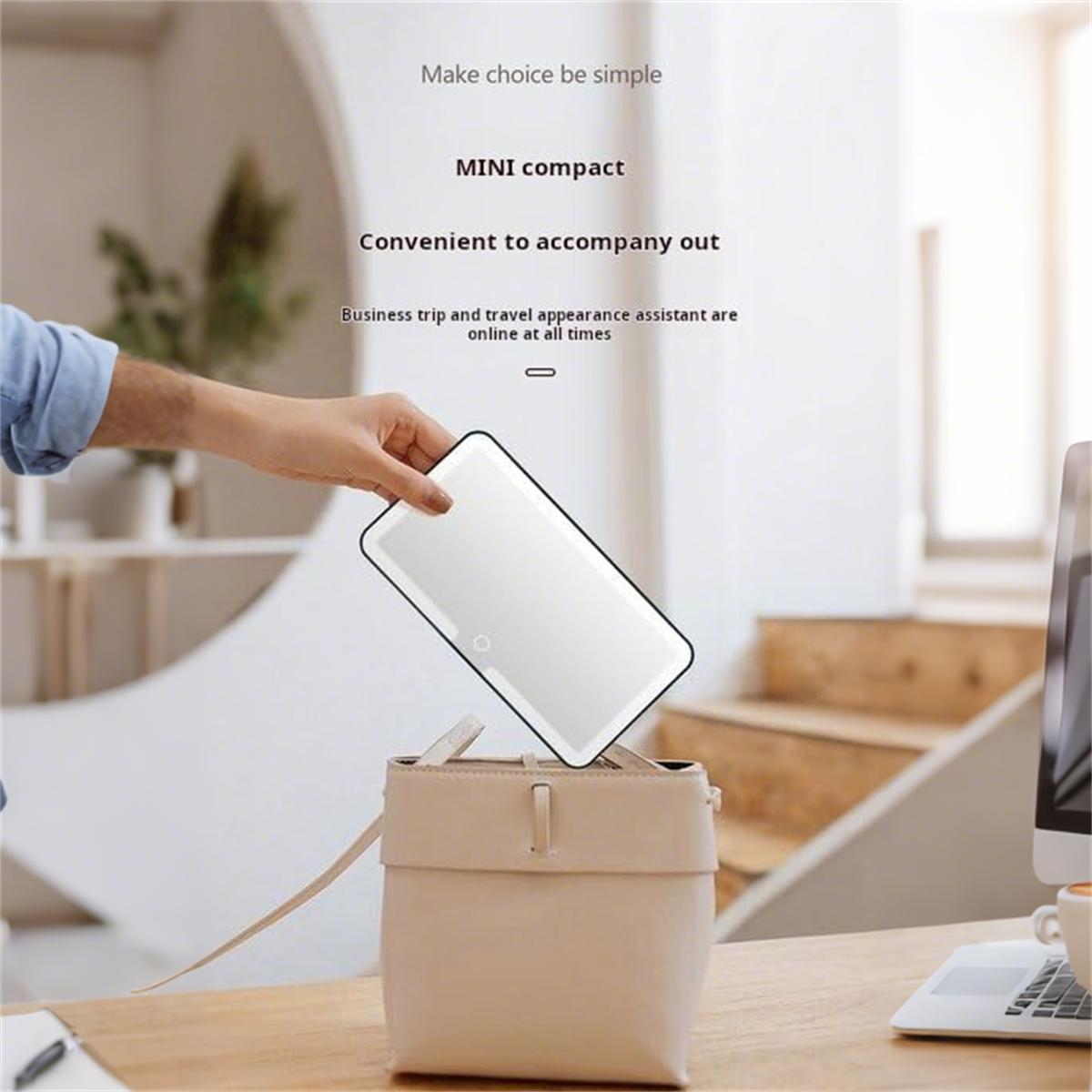 Led Sun Visor Vanity Mirror, Upgraded Large Car Mirrors with Lights, Dimmable Light up Vanity Makeup Mirror for Car,Rechargeable Universal Rear View Visor Mirrors