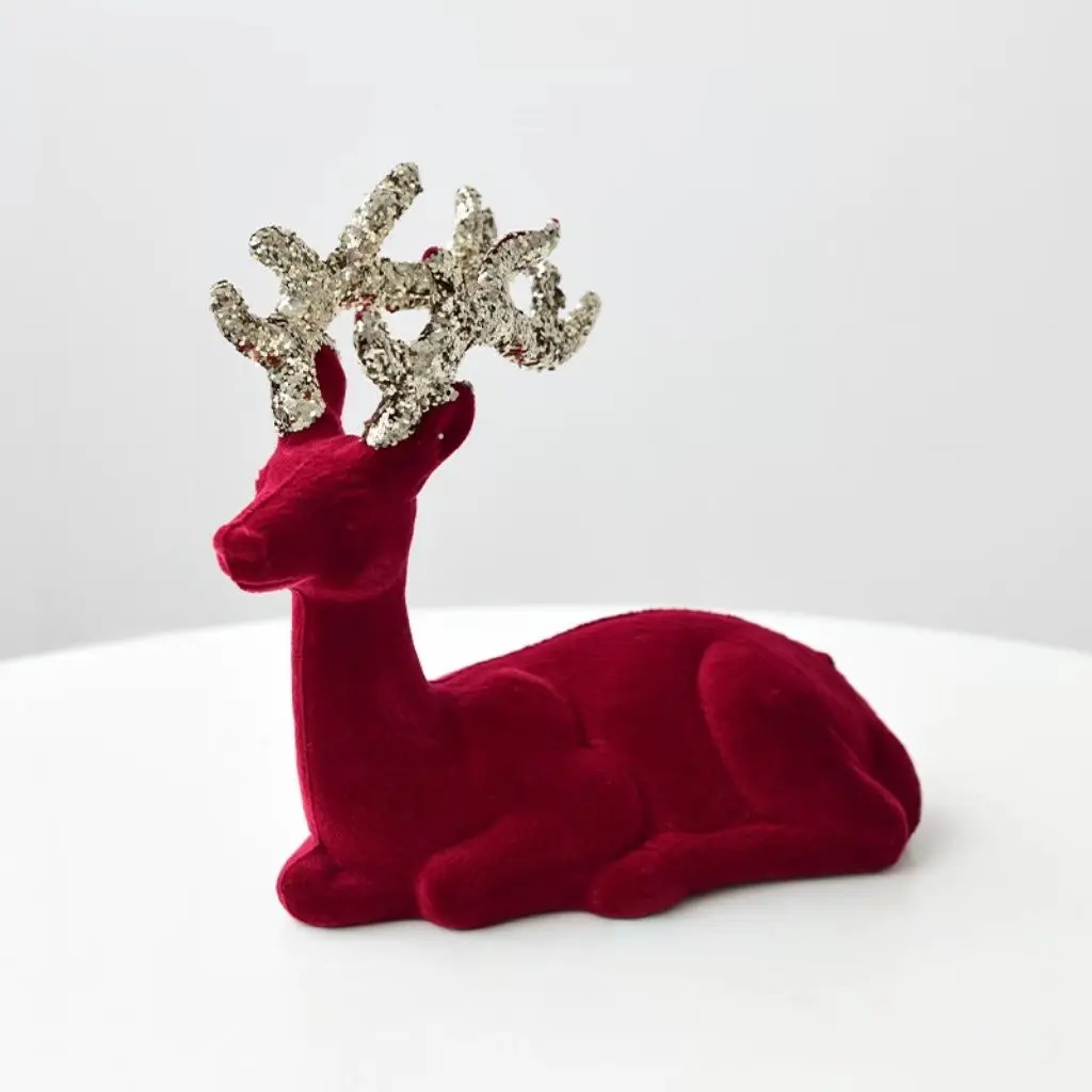 Christmas Desktop Decorations, Window Display Arrangements, Home Atmosphere Setup, Holiday Gift Box Pairing, Christmas Tree Scene Decoration