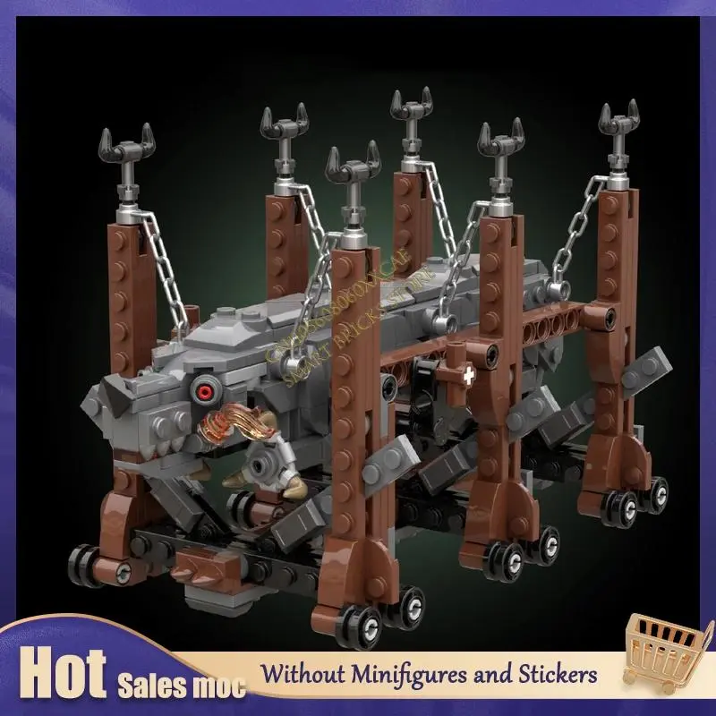 Rings Movie Series Accurate Grond MOC Building Block Architecture Castle Diorama Originality Assembly Bricks Birthday Gifts Toys