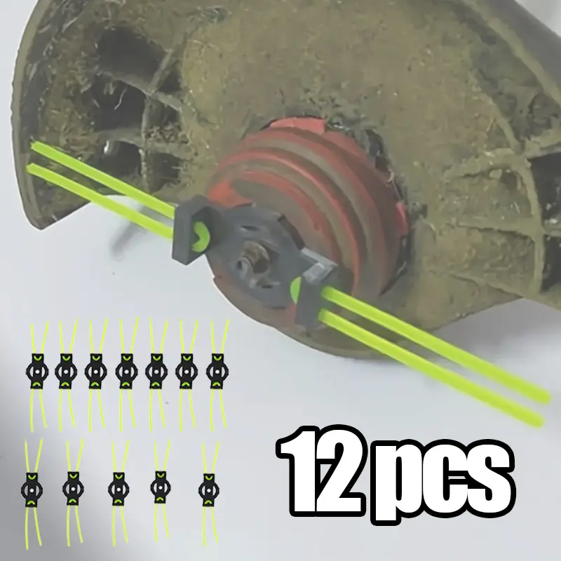 12 pcs high-efficiency lawn mowing rope, easy to use, special rope for lawn mowing, suitable for all kinds of lawn mowers, meet the needs of family and commercial lawn care, easy to use and more efficient mowing.