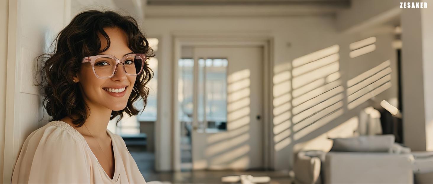 Progressive Multifocus Reading Glasses Women Men Blue Light Blocking Computer Readers Spring Hinges Eyeglasses