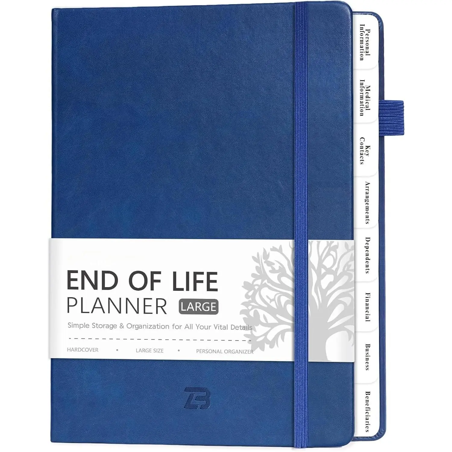End of Life Planner B5 with Tabs - "I'm  " Affairs Organizer & Estate Planning Workbook for Seniors: Sorry It's Your Problem  Death Planner for Final Arrangements & Funeral Wishes, Blue