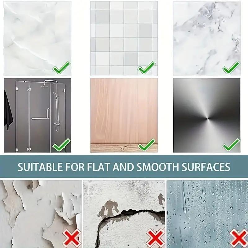 Wall-Mounted Hooks (10pcs), Punch-Free Self-Adhesive Picture Frame & Painting Hooks, Traceless Stick Hooks for Kitchen & Bathroom