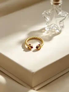 2026 Original New Product Popular Retro Design DYJZ-236 Red Jade Marrow 2.3mm Ring Women's Fashion High Quality Jewelry Accessories Gift