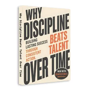 Self Help Book, Why Self Discipline Beats Talent, Personal Growth & Motivation Guide for Habits, Success Mindset & Mental Toughness
