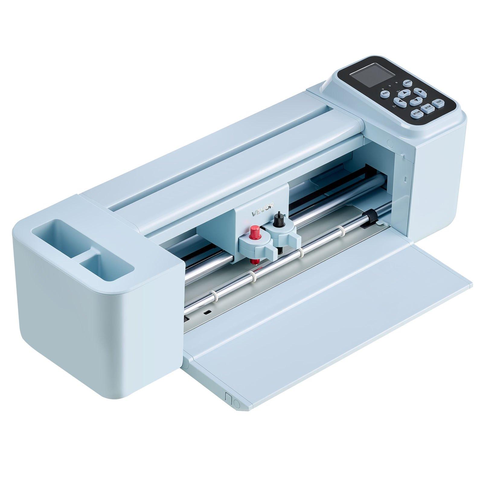 【FathersDayGift】 VEVOR Vinyl Cutting Machine, 12 in, Button and Screen Controlled Vinyl Cutter with Materials and Tool Kit, 5000+ Built-in Design Resources, Compatible with Mac, Windows, Android and iOS, for Crafts 【FathersDayGift】 VEVOR Vinyl Cutting Machine, 12 in, Button and Screen Controlled Vinyl Cutter with Materials and Tool Kit, 5000+ Built-in Design Resources, Compatible with Mac, Windows, Android and iOS, for Crafts