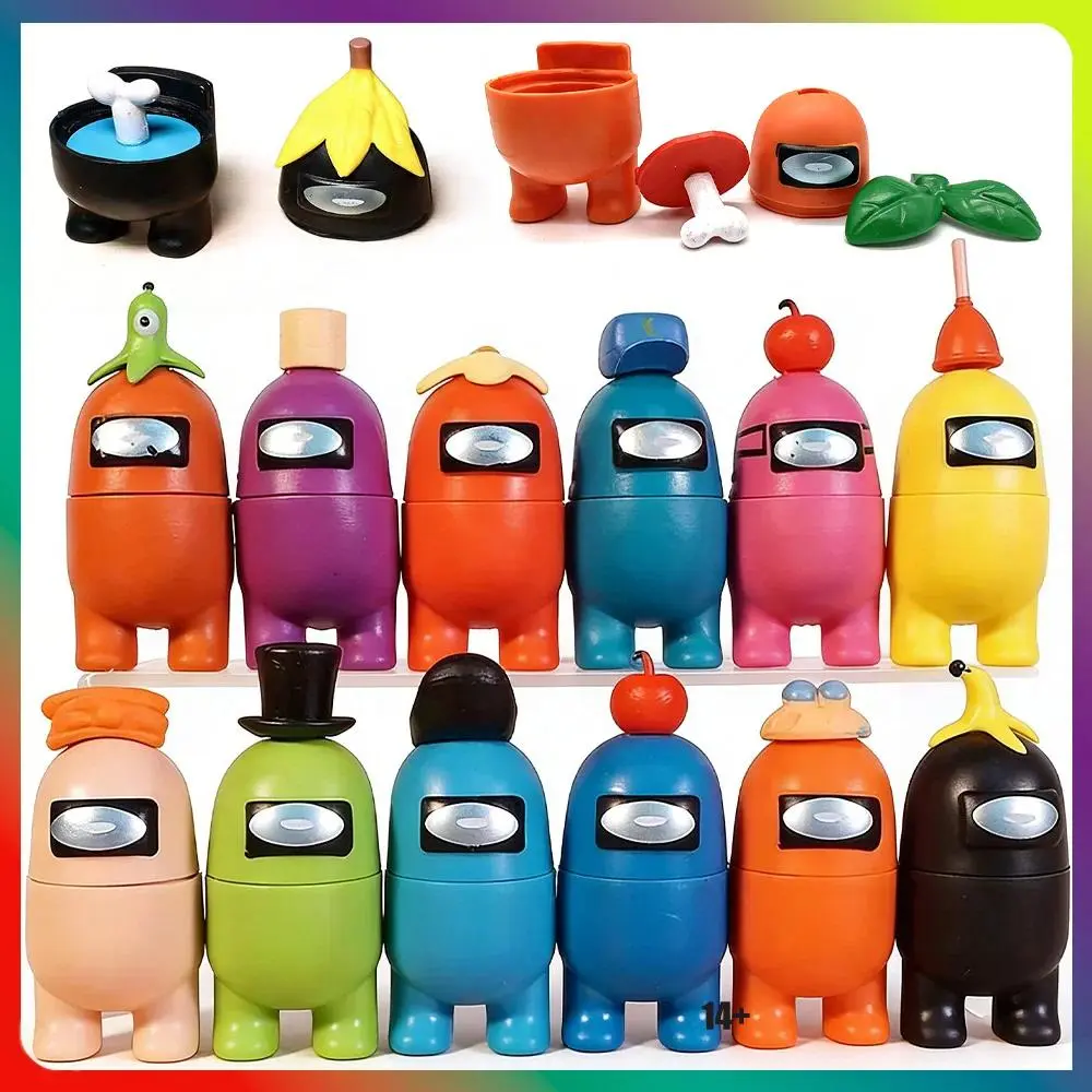 2026 hot item New 7/10/12PCS PVC Model Amonguse Action Figures Home Decoration Dolls Toys for Children Birthday Christmas Gifts Popular toys