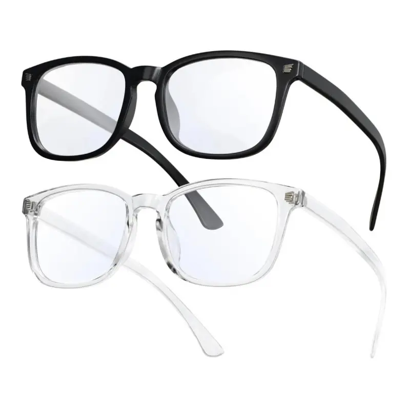 Unisex Blue Light Blocking Sports Eyewear - Stylish Women's/Men's Frame, Anti-Glare UV Protection Electronic Glasses, Lightweight Screen Viewing Eyewear for Office Eye Strain Relief, Nose Bridge:14mm, Minimalist Design