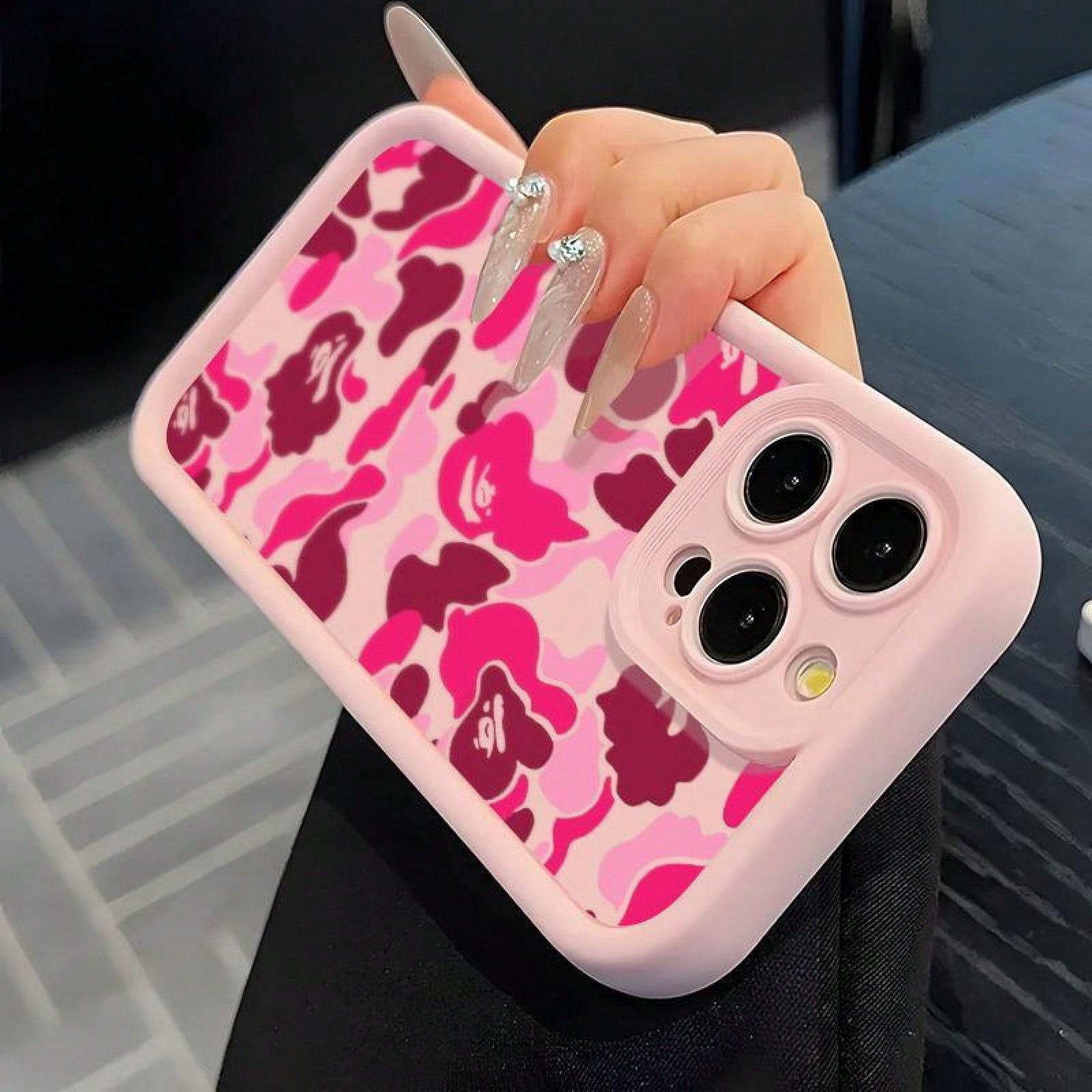 Fashion Camo Pattern Phone Case, Durable Phone Protective Cover, Phone Accessories Compatible With IPhone 17 16 15 14 13 12 11 Pro Max/X/XS/XSMAX/12.13MINI/16E,a gift for friends, family, and yourself.