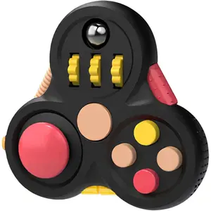 Fidget Toys for Adults, Fidget Pad Easter Basket Stuffers for Boys Girls, Stress Relief Cube Clicker Controller with Quiet Fidgets, ADHD Autism Fidget Spinner for Office Desk Travelfidget toys