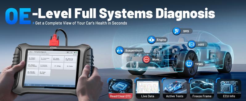 XTOOL X100 PAD3 Scan Tool & Programmer Tool with [KC100+EEPROM Adapter $350 Value Kit], All System Bidirectional OBD2 Scanner with FCA AutoAuth, 38+ Resets, ECU Coding, CAN FD & DOIP, 2 Years Update